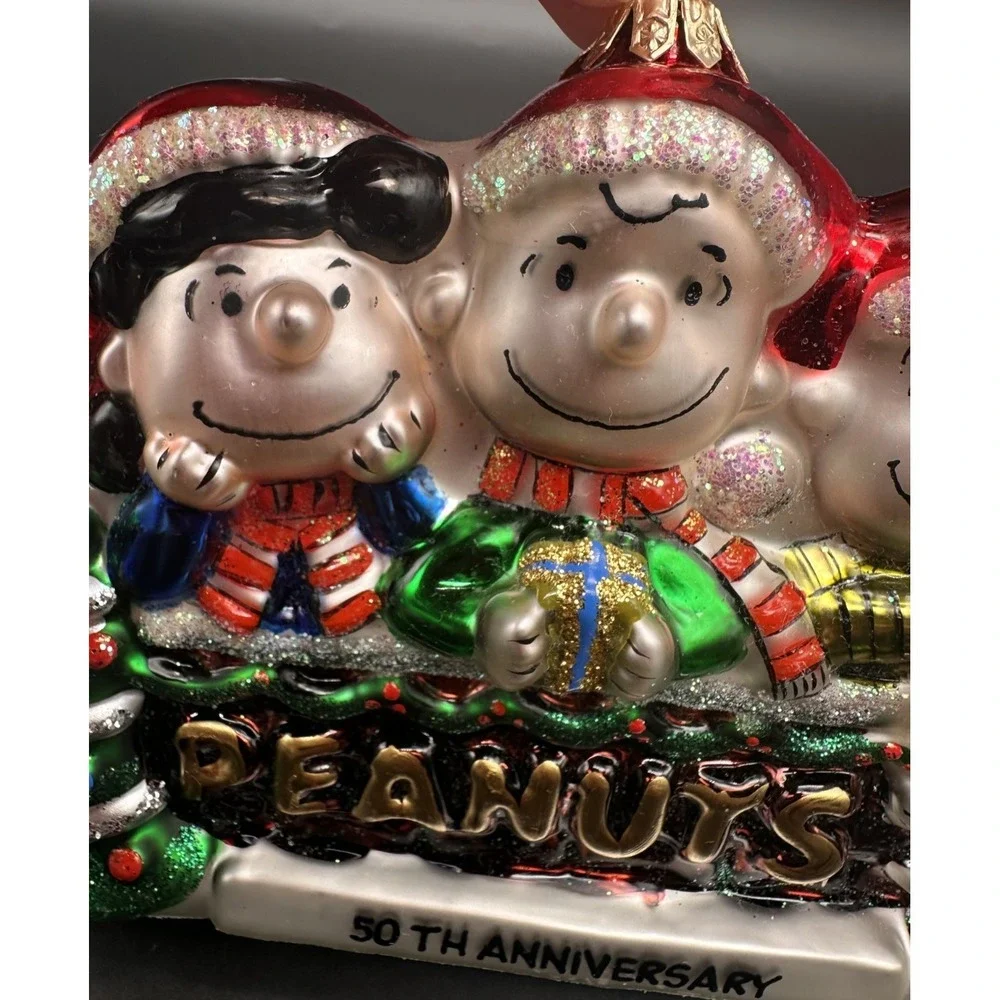 KURT ADLER POLONAISE PEANUTS 50TH‎ ANNIVERSARY ORNAMENT AP1177 4